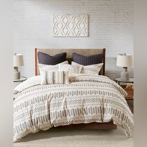 Ink+Ivy Rhea Cotton Jacquard Duvet Cover